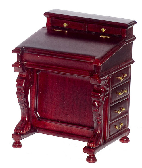 DAVENPORT DESK/MAHOGANY