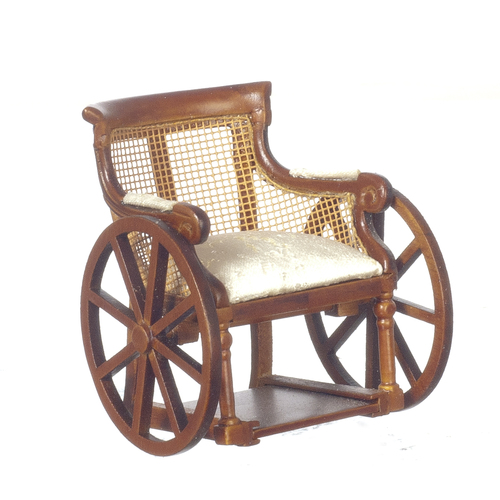 VICTORIAN WHEELCHAIR/WALN
