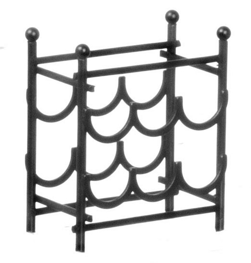 BLACK WINE RACK