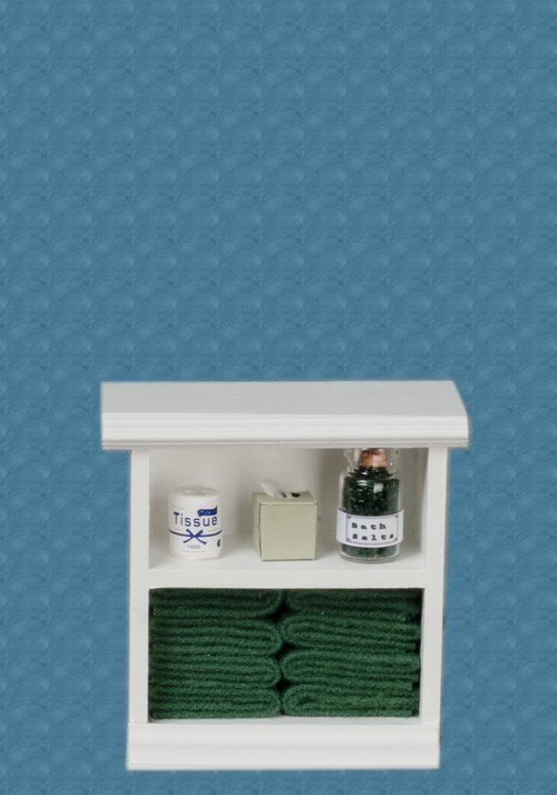 SMALL BATH CABINET/DK.GR