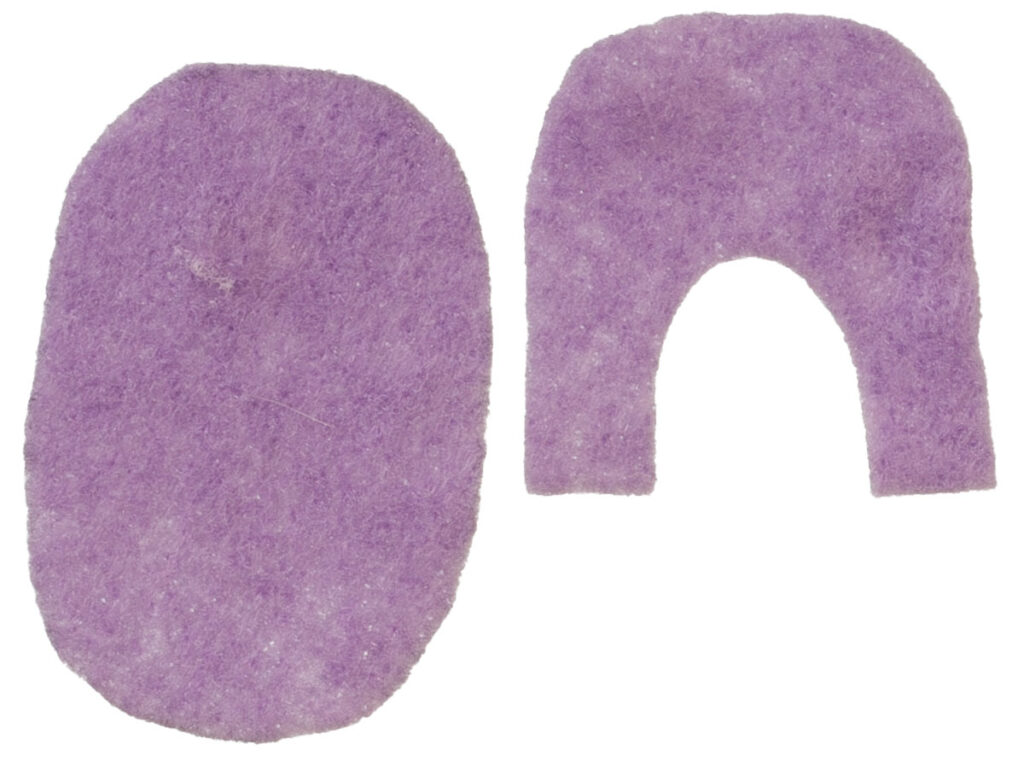 1/2` LILAC BATHROOM RUG