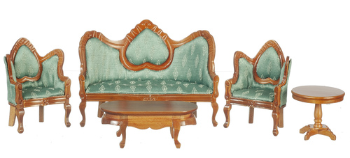 LIVING ROOM SET/5/GRN/CS