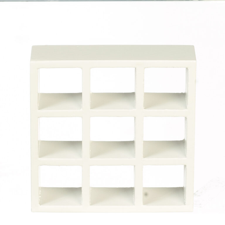 RS 9-SHELF UNIT/WHITE