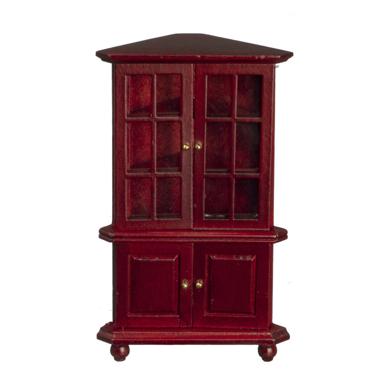 CORNER HUTCH/MAHOGANY