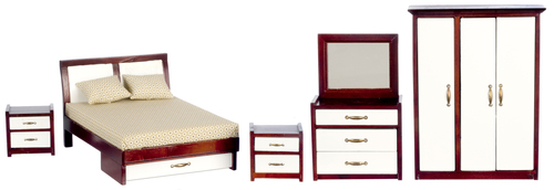 MODERN BEDROOM SET/5/MAH