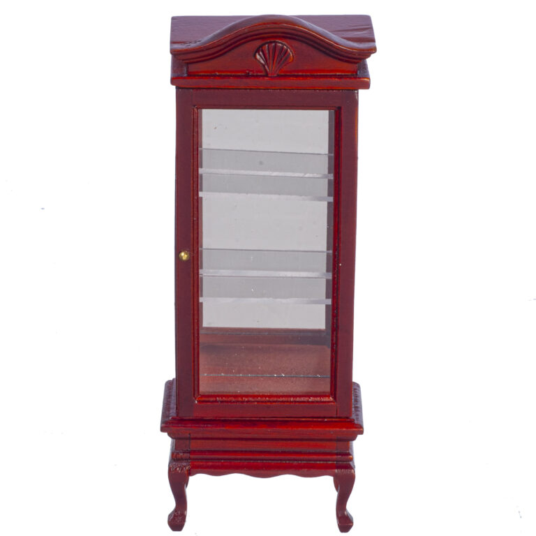 DISPLAY CABINET/MAHOGANY