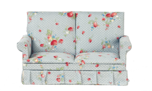 LOVESEAT/MAHOGANY
