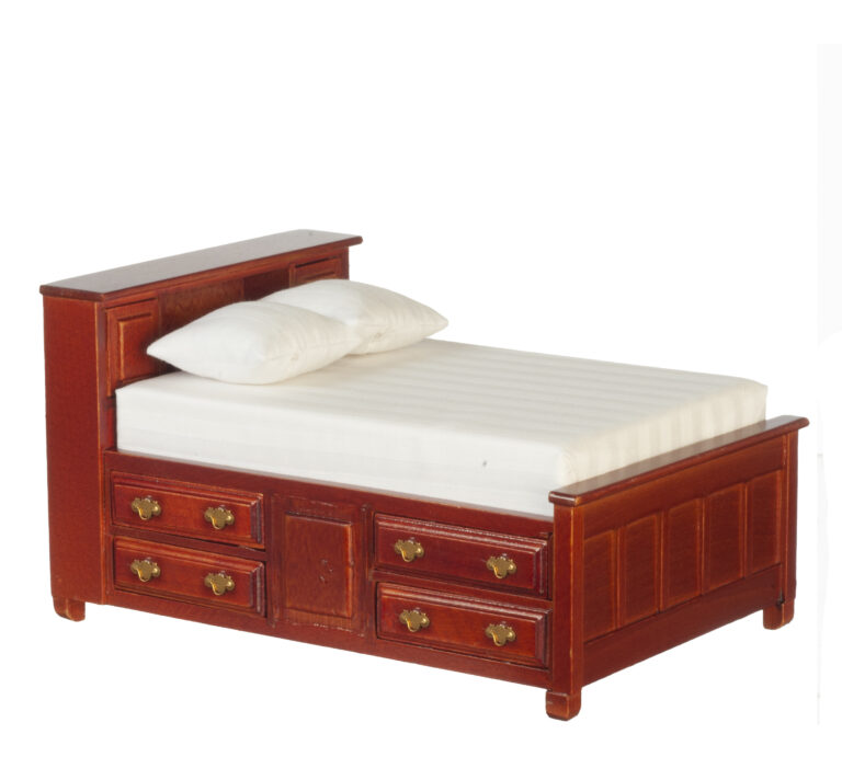 DOUBLE BED/MAHOGANY