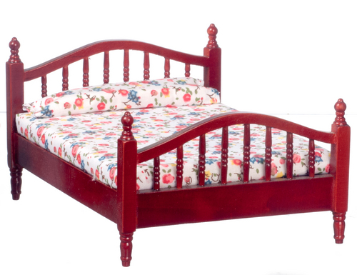 DOUBLE BED/MAHOGANY