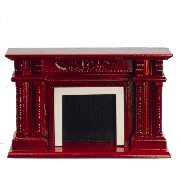 VICTORIAN FIREPLACE/MAHOG