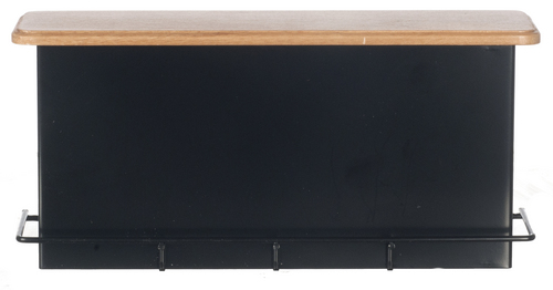 1950'S COUNTER/BLACK/OAK