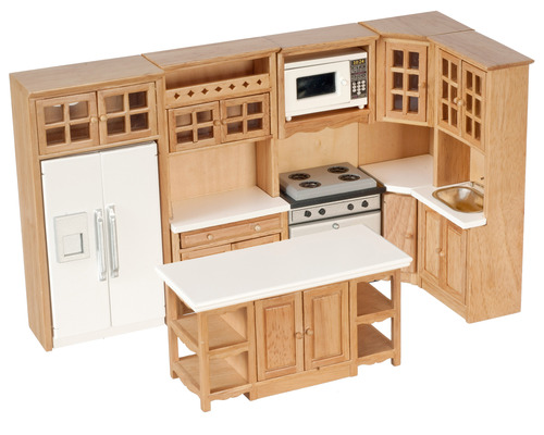 KITCHEN SET/8/CB/OAK