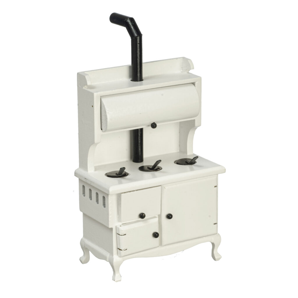 WOOD STOVE/WHITE/CB