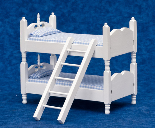 BUNKBEDS W/LADD/BLUE/W/CB