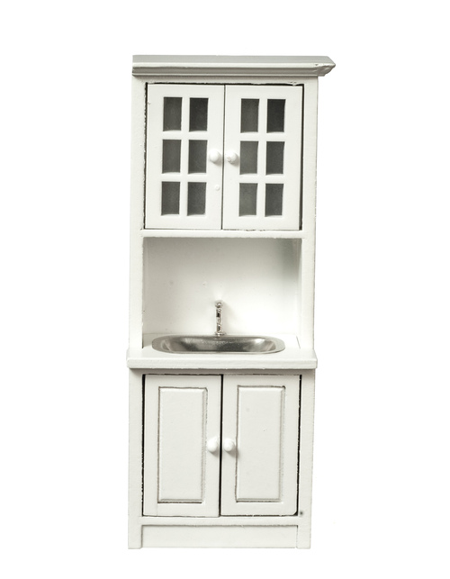 CABINET W/SINK/WHITE