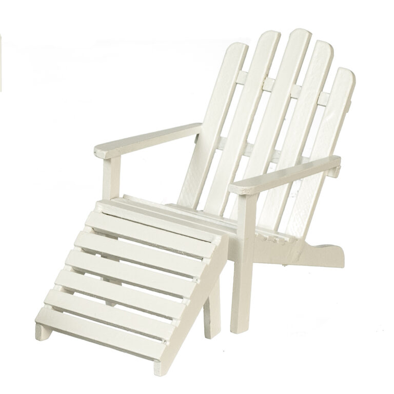 ADIRONDACK CHAIR/STOOL/WH