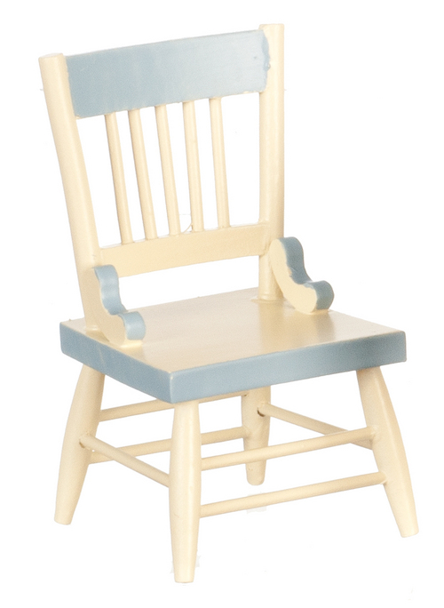 DINING CHAIR/WHITE/BL.TR