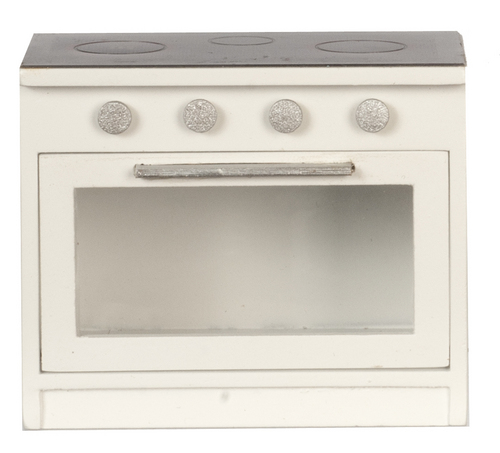 KITCHEN STOVE/WHT/BLK TOP
