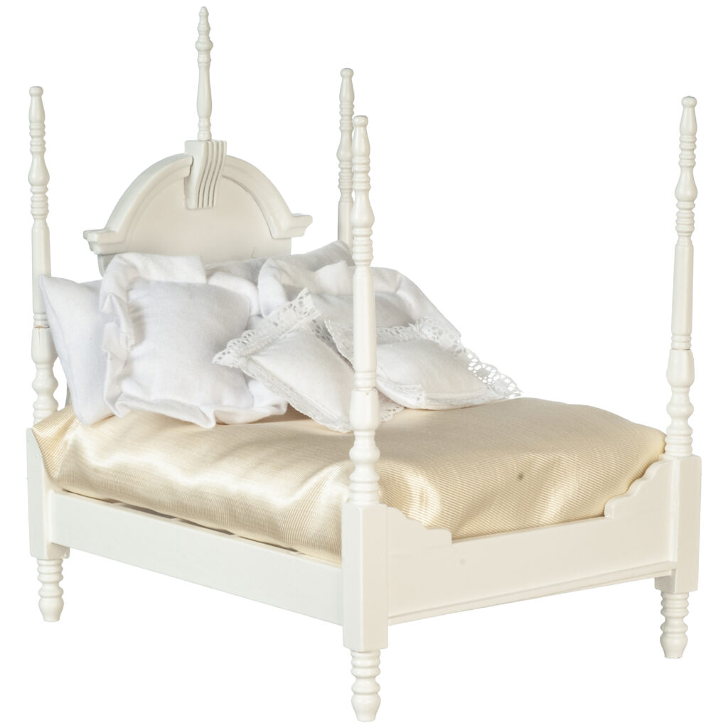 4 POSTER BED/WHITE/CB