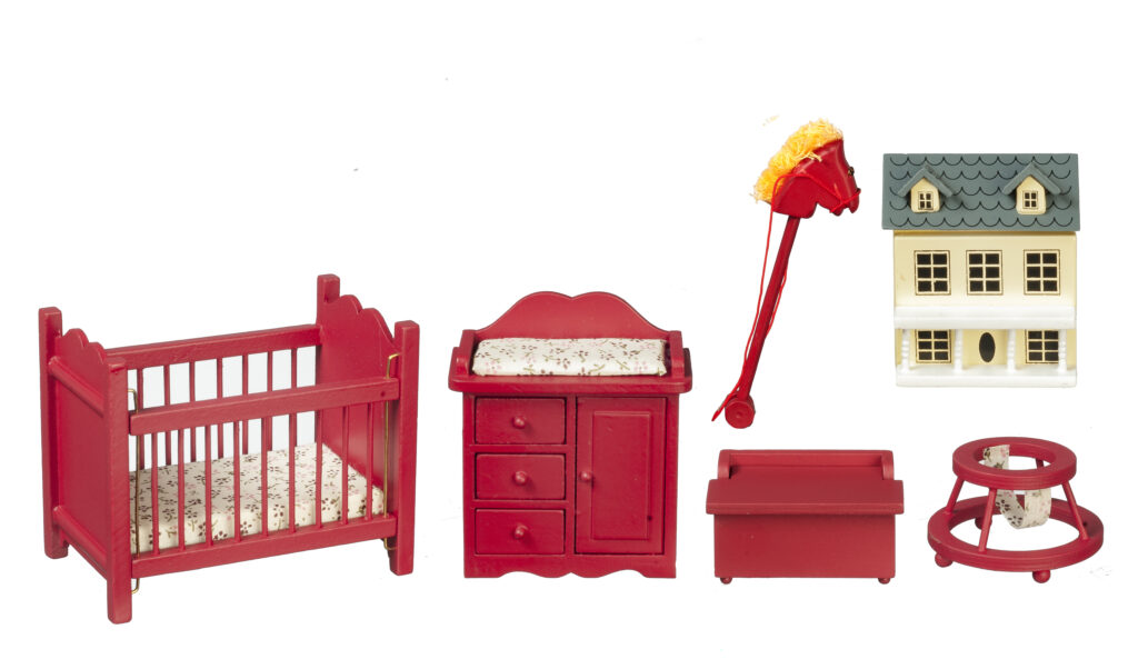 NURSERY SET/6/RED/CS