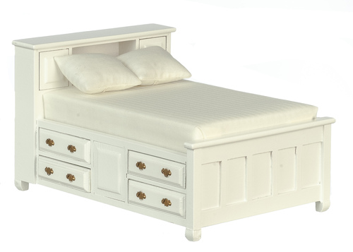 DOUBLE BED/WHITE