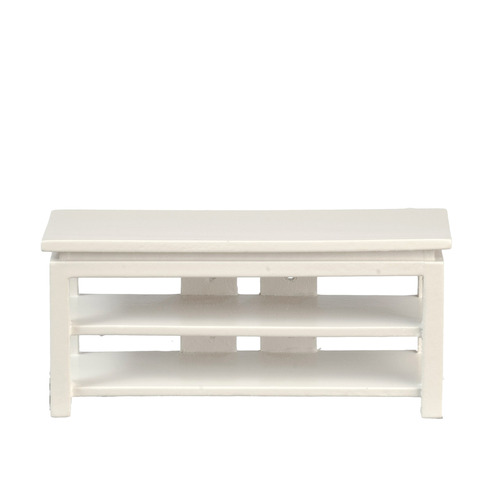 T.V. STAND/WHITE
