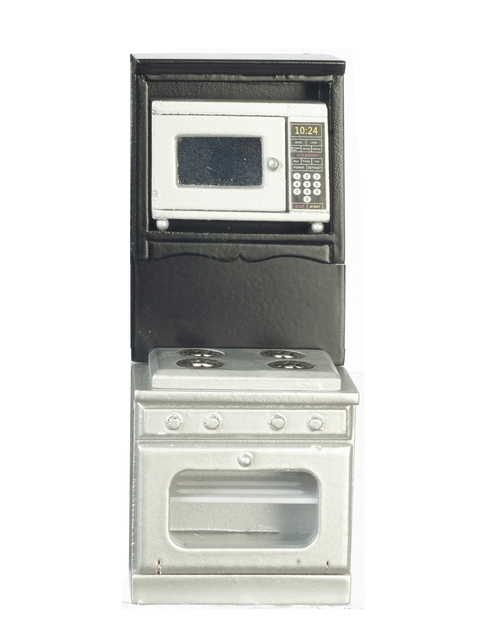 OVEN W/MICROWAVE/BLACK