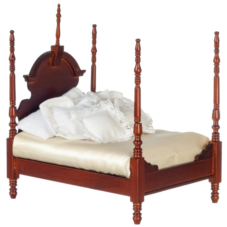 4 POSTER BED/WALNUT/CB