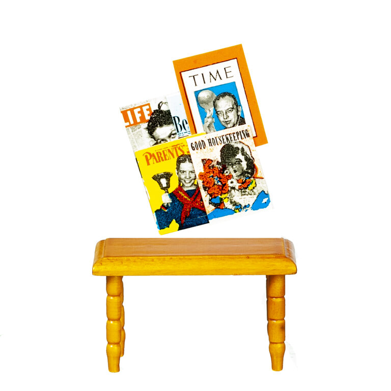 COFFEE TABLE/WAL/W/MAGS