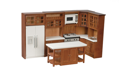 KITCHEN SET/8/WALNUT/CB