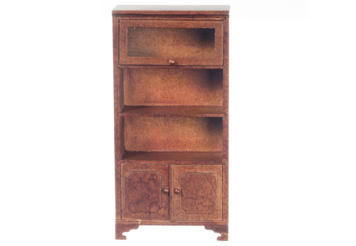 BOOKCASE/1 GLASS DOOR/WA