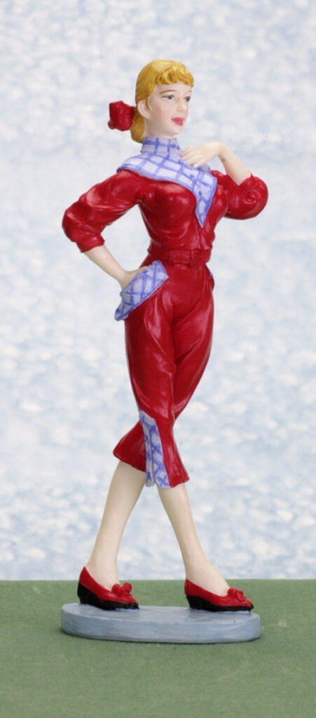 Chris Girl in Pedal Pushers – Dollhouse Miniature