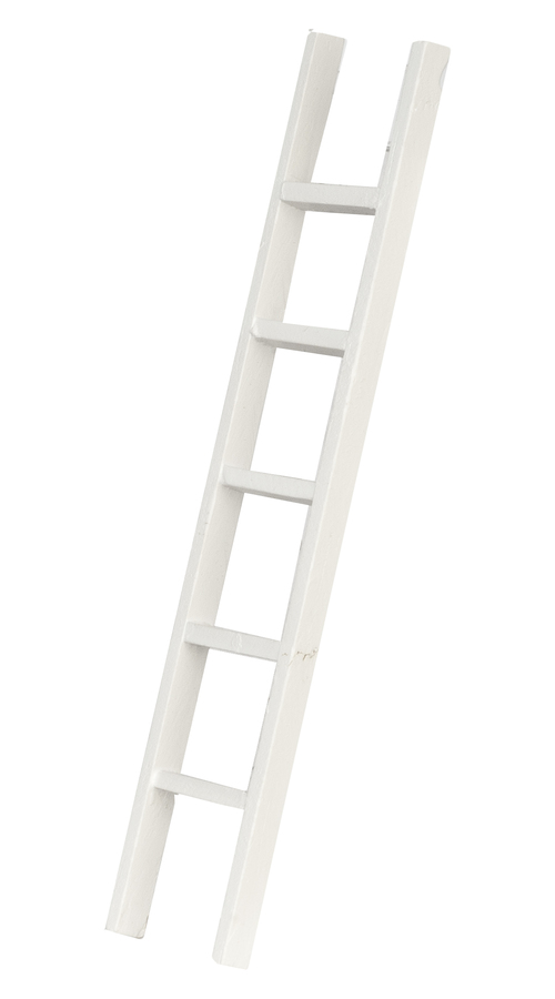 6in HIGH ST.LADDER/WHITE