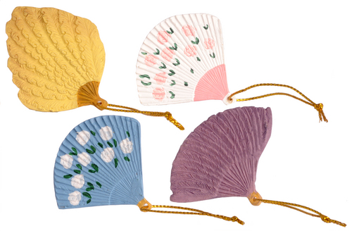 ASSORTED FANS/SET/4