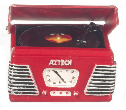 1950'S TURNTABLE/RED