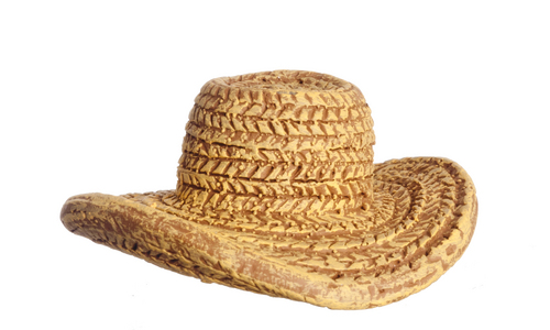POLYRESIN STRAW HAT