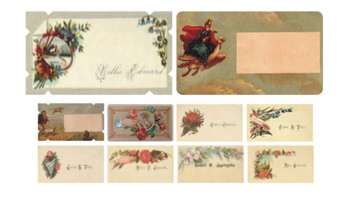 VICTORIAN CALLING CARDS