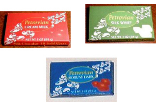 SET OF THREE CHOC.BARS