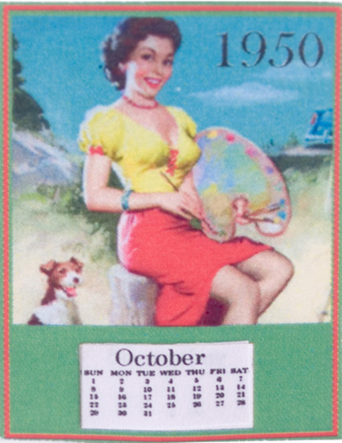1950'S GIRL CALENDAR