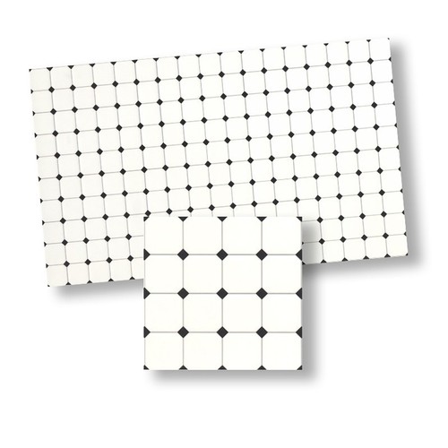 1/2in.BLCK.DIAMOND TILE
