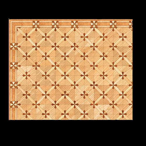 1/2in.CROSS PARQUET TILE