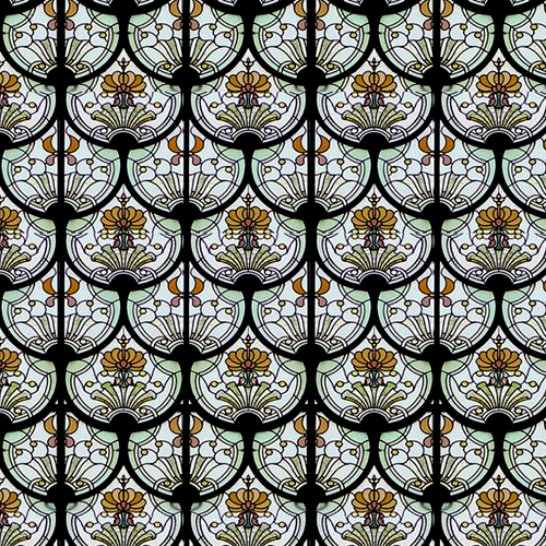 STAINED GLASS 1/2in