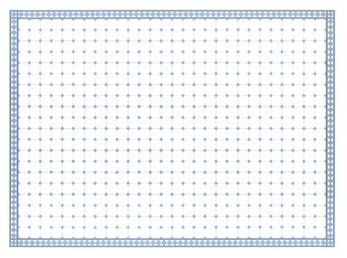 MOSAIC TILE/BL.RHOMBUS XL