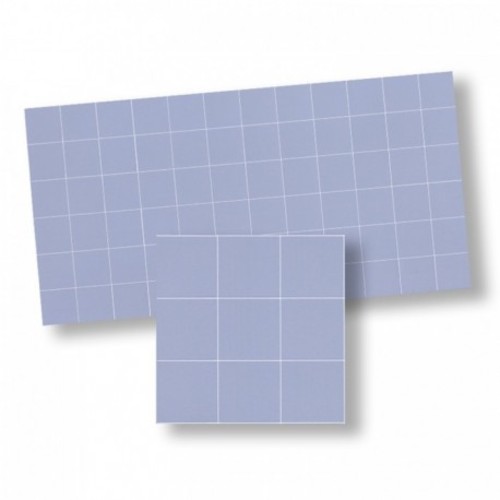 MOSAIC TILE/VICT.FLR/BLUE
