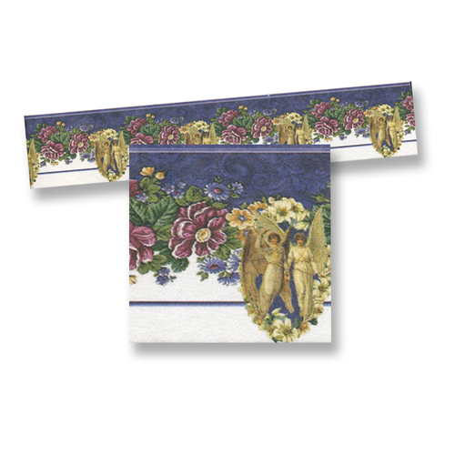 FLORAL WALLPAPER BORDER