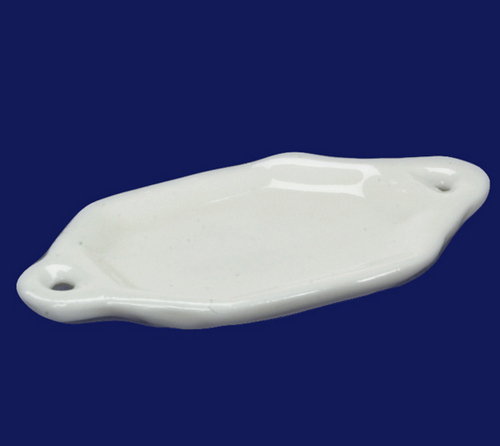 PORC.PLATTER W/HANDLE