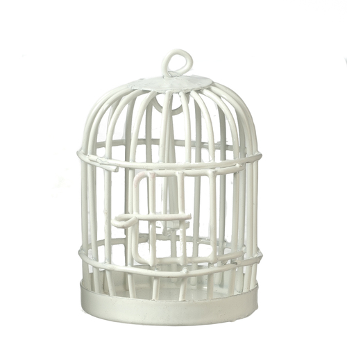 ROUND BIRDCAGE/WHITE
